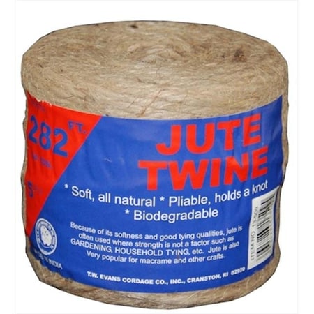 T.W. Evans Cordage Co Inc T.W. Evans Cordage 13-609 6 Poly 28 Jute Twine 231 ft. Tube 13-609